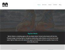 Tablet Screenshot of bigrunmedia.com